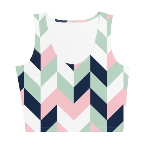 Geometric Pattern Crop Top