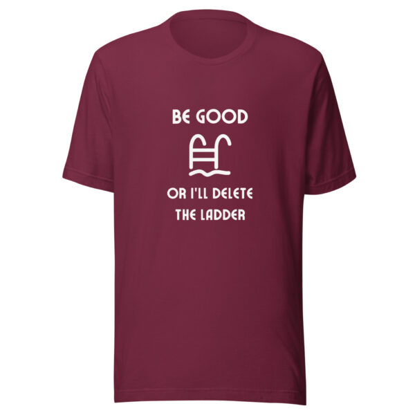 "Be Good Or I'll Delete The Ladder" Unisex t-shirt - Image 4